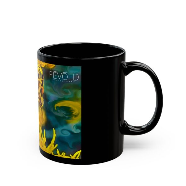 Black Mug (11oz, 15oz) Featuring POLLEN SMUGGLER | Exclusive Photography by Fevold Photography - Image 4