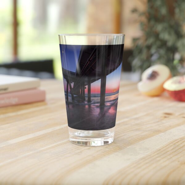 Pint Glass (16oz), Featuring CLEARING THE CACOPHONY IN MY MIND | Exclusive photography by Fevold Photography - Image 2