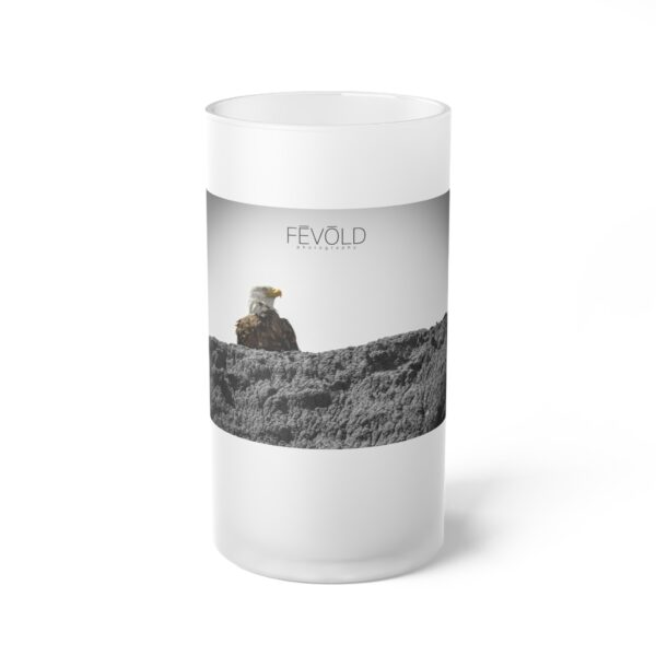 Frosted Glass Beer Mug Featuring RESTING ON THE CLIFFS | Exclusive Photography by Fevold Photography