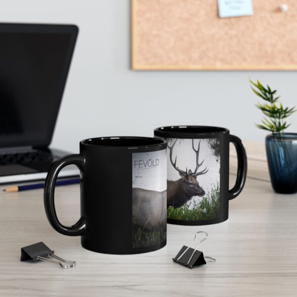 Black Mug (11oz, 15oz) Featuring A LEISURELY STROLL | Exclusive Photography by Fevold Photography