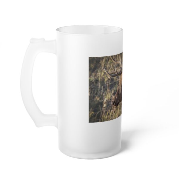 Frosted Glass Beer Mug Featuring WATCHING THE SUN'S DESCENT | Exclusive Photography by Fevold Photography - Image 3