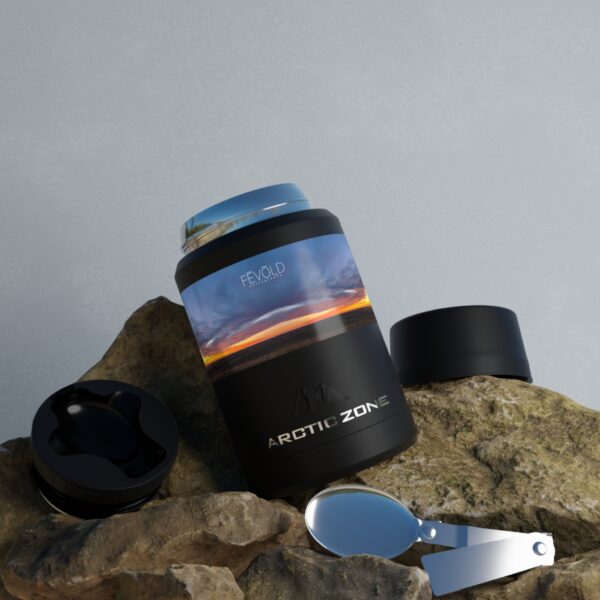 Titan Copper Insulated (hot/cold) Food Container Featuring  PSYCHEDELIC SUNSET FROM GOBBLERS KNOB-PHASE 3 | Exclusive Photography by Fevold Photography