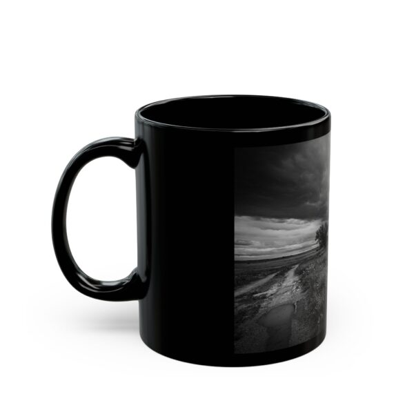 Black Mug (11oz, 15oz) Featuring NORTH DAKOTA BACKROADS | Exclusive Photography by Fevold Photography - Image 4