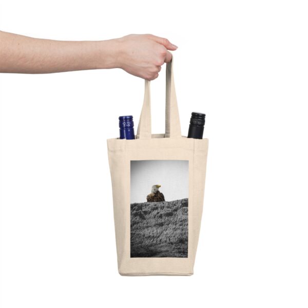 Double Wine Tote Bag featuring RESTING ON THE CLIFFS | Exclusive Photo by Fevold Photography