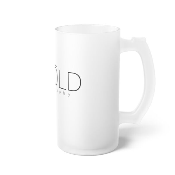 Frosted Glass Beer Mug Featuring LOGO| Exclusive Photography by Fevold Photography - Image 4