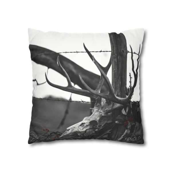 Uniquely Designed Faux Suede Square Pillowcase Featuring KILL PILE | Exclusive Photography by Fevold Photography - Image 11