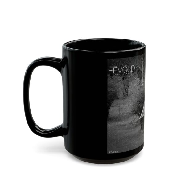 Black Mug (11oz, 15oz) Featuring CABIN IN THE HILLS | Exclusive Photography by Fevold Photography - Image 9