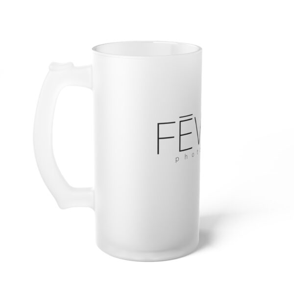 Frosted Glass Beer Mug Featuring LOGO| Exclusive Photography by Fevold Photography - Image 3