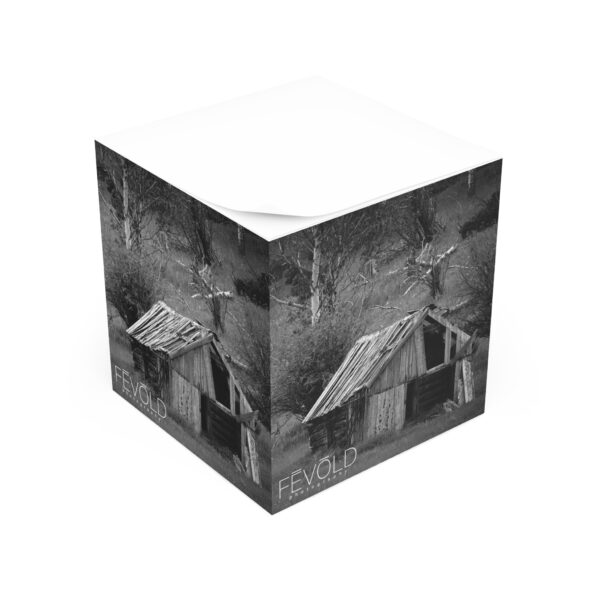 Note Cube featuring CABIN IN THE HILLS, Exclusive Photo by Fevold Photography - Image 2