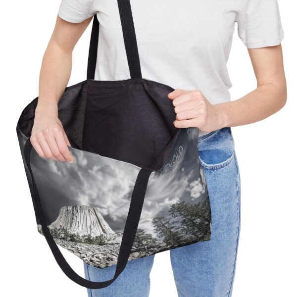 The Weekender Tote Bag.  Featuring DEVIL'S TOWER | Exclusive Photography by Fevold Photography - Image 7