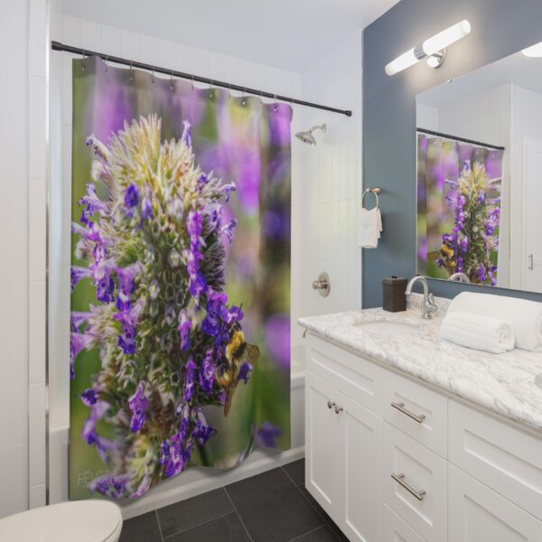 Shower Curtain featuring LIVING ITS BEST LIFE | Exclusive Photo by Fevold Photography - Image 3