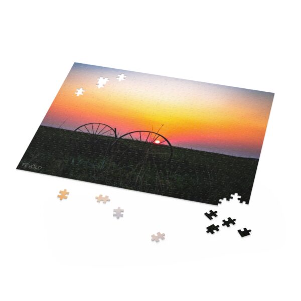 Puzzle (252-Piece) featuring DUSK IN NEBRASKA , Exclusive Photo by Fevold Photography - Image 12