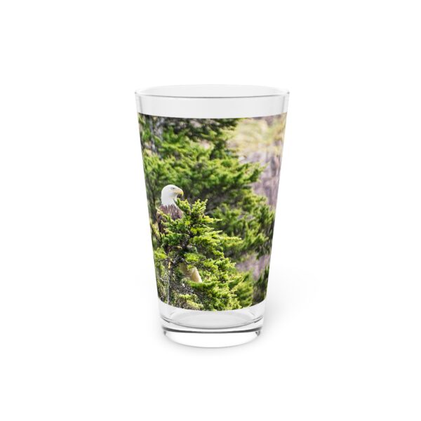 Pint Glass (16oz), Featuring 'MERICA | Exclusive photography by Fevold Photography - Image 3