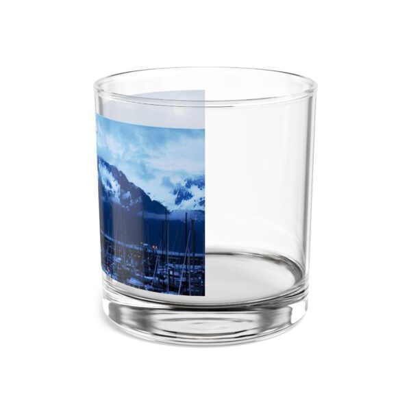 Rocks Glass, 10oz Featuring MOONLIGHT OVER SEWARD | Exclusive Photography by FEVOLD PHOTOGRAPHY - Image 6