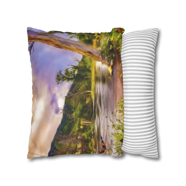 Uniquely Designed Faux Suede Square Pillowcase Featuring SATURATED WITH SURREALISM | Exclusive Photography by Fevold Photography - Image 12