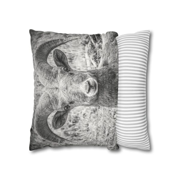 Uniquely Designed Faux Suede Square Pillowcase Featuring RUGGED BEAUTY | Exclusive Photography by Fevold Photography - Image 6