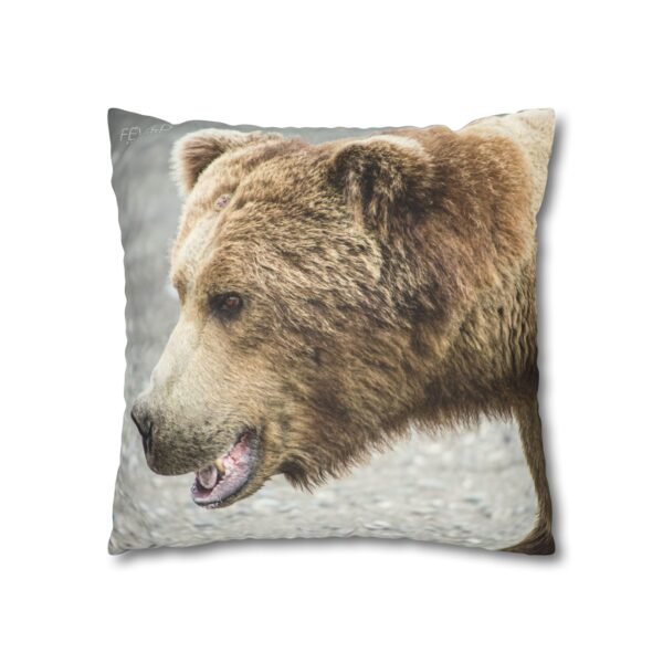 Uniquely Designed Faux Suede Square Pillowcase Featuring ALASKAN MAJESTY | Exclusive Photography by Fevold Photography - Image 11