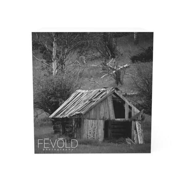 Note Cube featuring CABIN IN THE HILLS, Exclusive Photo by Fevold Photography