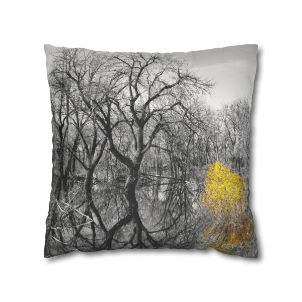 Uniquely Designed Faux Suede Square Pillowcase Featuring STAY STRONG | Exclusive Photography by Fevold Photography - Image 13