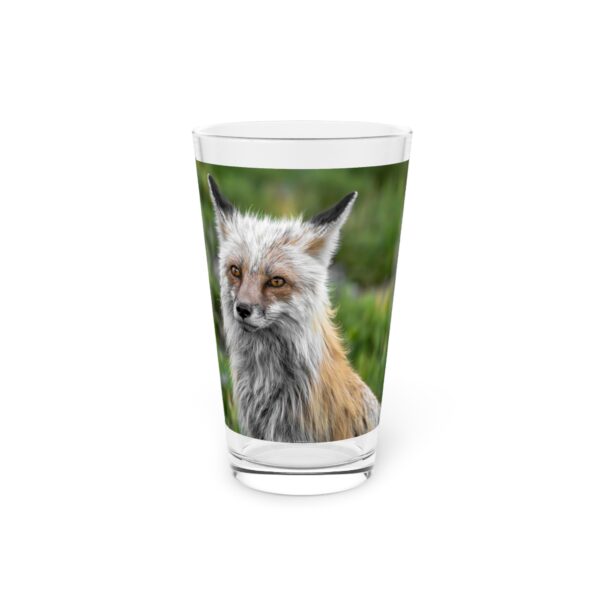 Pint Glass (16oz), Featuring FOXY | Exclusive photography by Fevold Photography - Image 3