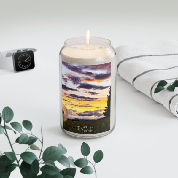 Scented Candle, 13.75oz Featuring CASCADIAN EYE CANDY| Exclusive Photography by Fevold Photography - Image 4