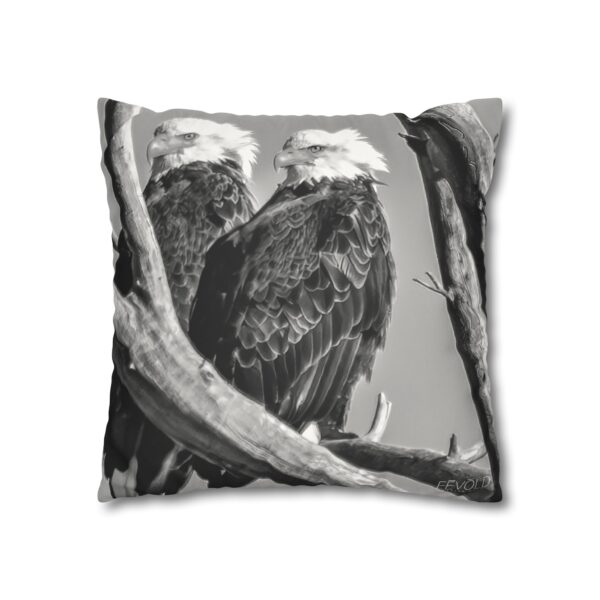 Uniquely Designed Faux Suede Square Pillowcase Featuring FIERCE | Exclusive Photography by Fevold Photography - Image 7