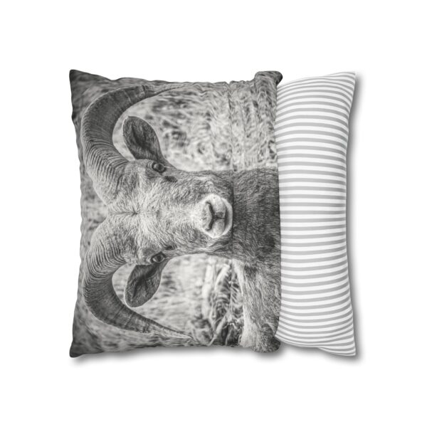 Uniquely Designed Faux Suede Square Pillowcase Featuring RUGGED BEAUTY | Exclusive Photography by Fevold Photography - Image 8