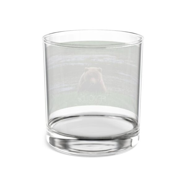 Rocks Glass, 10oz Featuring BEAR STARE | Exclusive Photography by FEVOLD PHOTOGRAPHY - Image 5