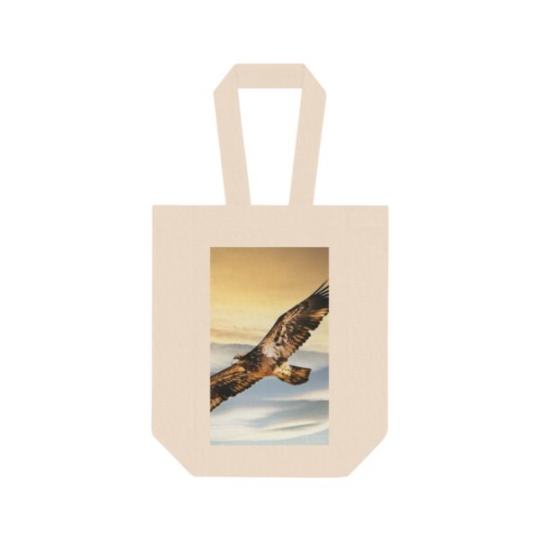 Double Wine Tote Bag featuring SKY HIGH | Exclusive Photo by Fevold Photography - Image 2