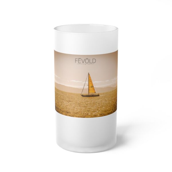 Frosted Glass Beer Mug Featuring NOT A CARE IN THE WORLD | Exclusive Photography by Fevold Photography