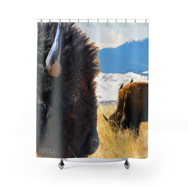 Shower Curtain featuring DEEP THOUGHTS | Exclusive Photo by Fevold Photography