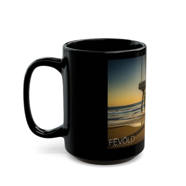 Black Mug (11oz, 15oz) Featuring GOLDEN HOUR AT VENICE BEACH | Exclusive Photography by Fevold Photography - Image 9