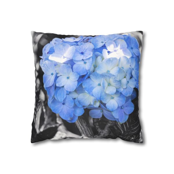 Uniquely Designed Faux Suede Square Pillowcase Featuring IN BLOOM | Exclusive Photography by Fevold Photography - Image 5