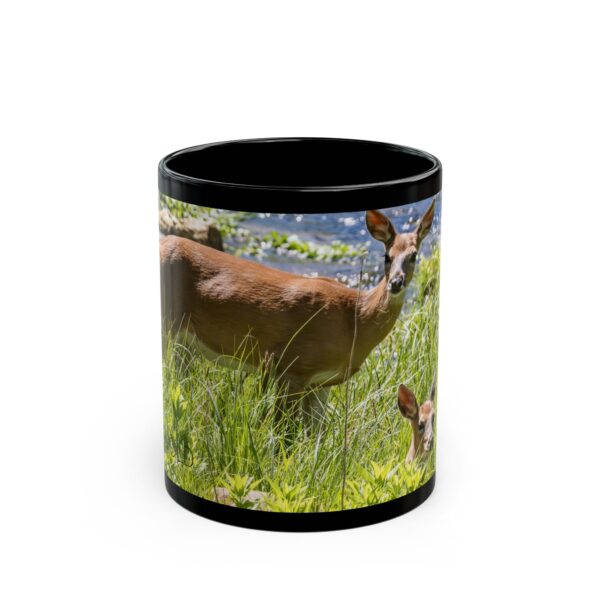 Black Mug (11oz, 15oz) Featuring SPEARFISH CREEK IN JUNE | Exclusive Photography by Fevold Photography - Image 2