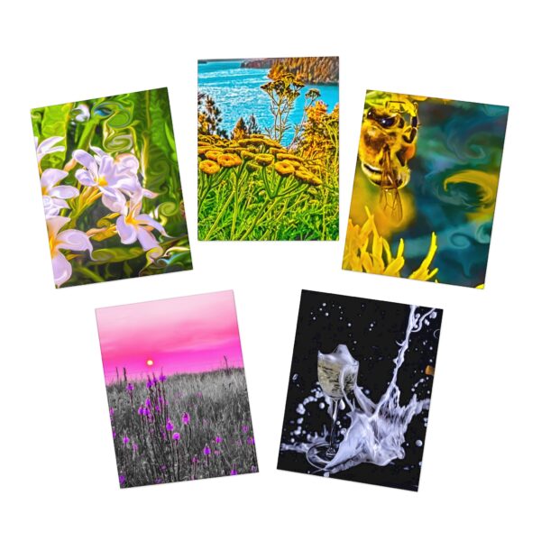 Multi-Design PAINTOGRAPHY Greeting Cards (5-Pack) Featuring | Exclusive Photography by Fevold Photography - Image 2