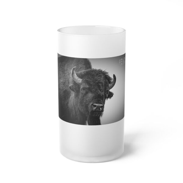 Frosted Glass Beer Mug Featuring BOSS OF THE BADLANDS | Exclusive Photography by Fevold Photography