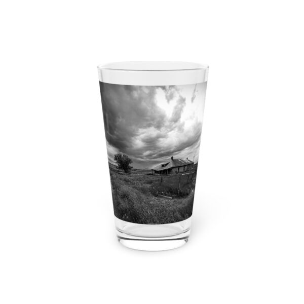 Pint Glass (16oz), Featuring NORTH DAKOTA BACKROADS | Exclusive photography by Fevold Photography - Image 3