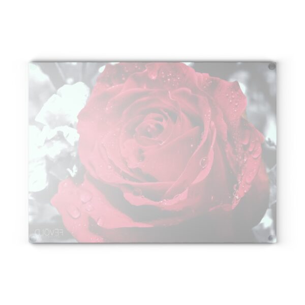 Textured, Tempered Glass Cutting Board Featuring SYMBOL OF LOVE | Exclusive Photography by Fevold Photography - Image 4