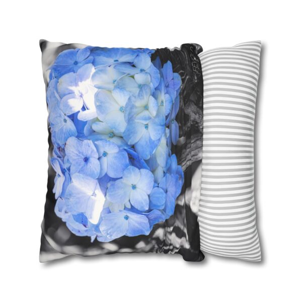 Uniquely Designed Faux Suede Square Pillowcase Featuring IN BLOOM | Exclusive Photography by Fevold Photography - Image 3