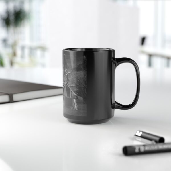 Black Mug (11oz, 15oz) Featuring CABIN IN THE HILLS | Exclusive Photography by Fevold Photography - Image 11