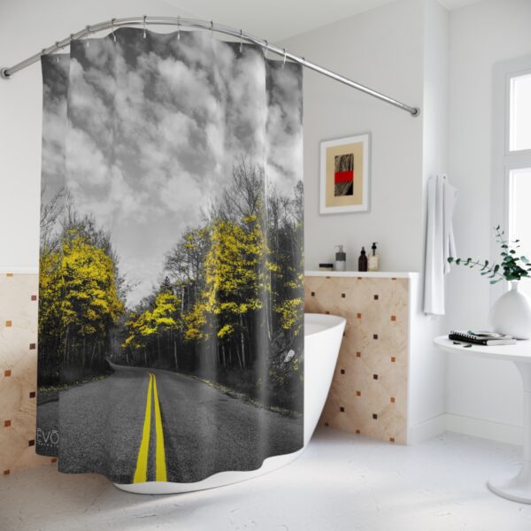 Shower Curtain featuring LAST GLIMPSE OF AUTUMN, Exclusive Photo by Fevold Photography - Image 4