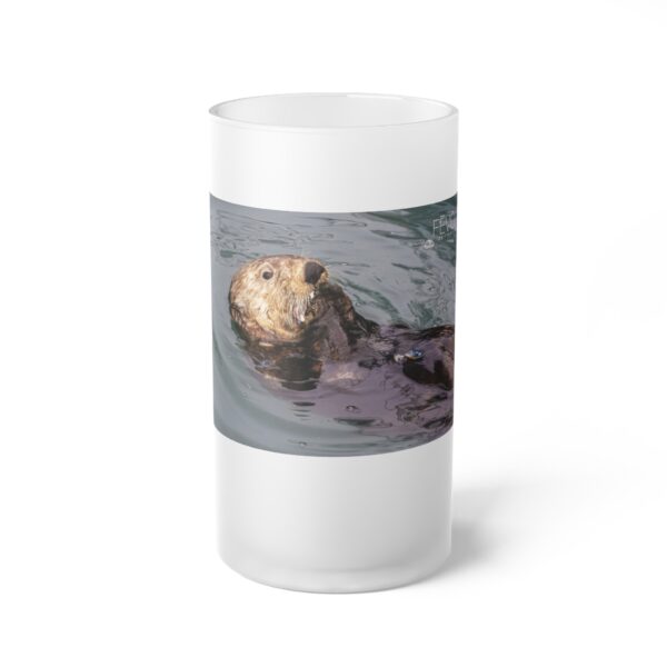 Frosted Glass Beer Mug Featuring S.S. CRACKSALOT | Exclusive Photography by Fevold Photography