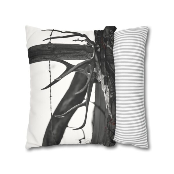 Uniquely Designed Faux Suede Square Pillowcase Featuring KILL PILE | Exclusive Photography by Fevold Photography - Image 16