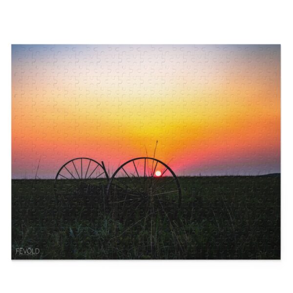 Puzzle (252-Piece) featuring DUSK IN NEBRASKA , Exclusive Photo by Fevold Photography - Image 9