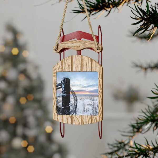 Sled Ornament featuring THE MORNING AFTER, Exclusive Photo by Fevold Photography - Image 7