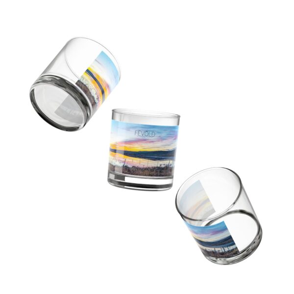 Rocks Glass, 10oz Featuring SANDHILLS SUNSET | Exclusive Photography by FEVOLD PHOTOGRAPHY - Image 2