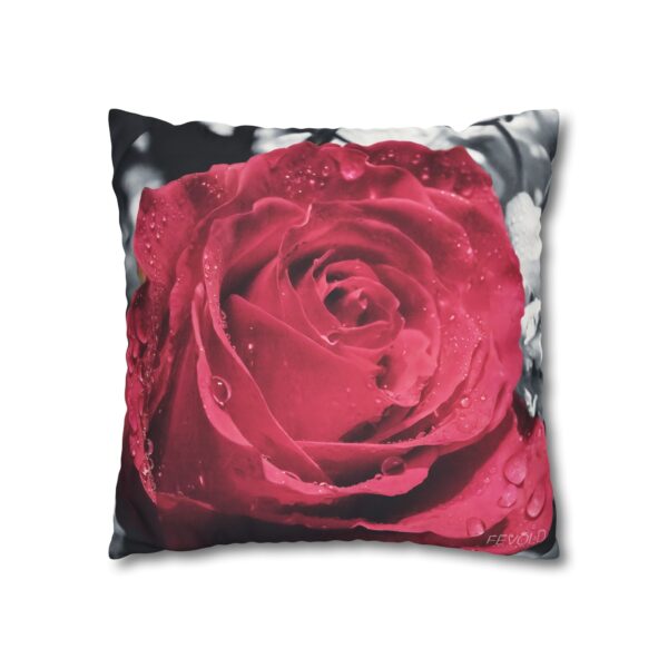 Uniquely Designed Faux Suede Square Pillowcase Featuring SYMBOL OF LOVE | Exclusive Photography by Fevold Photography - Image 11