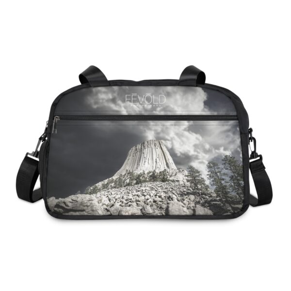 Fitness Handbag (with Shoulder Strap) Featuring DEVIL'S TOWER | Exclusive Photography by Fevold Photography - Image 4