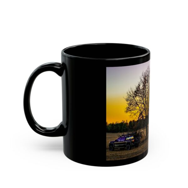 Black Mug (11oz, 15oz) Featuring LEAVING THE TREE STAND | Exclusive Photography by Fevold Photography - Image 4