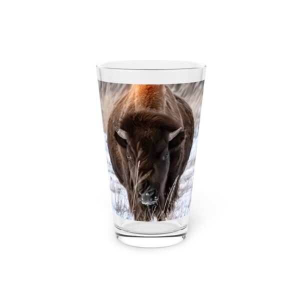 Pint Glass (16oz), Featuring NORTH DAKOTA ICON | Exclusive photography by Fevold Photography